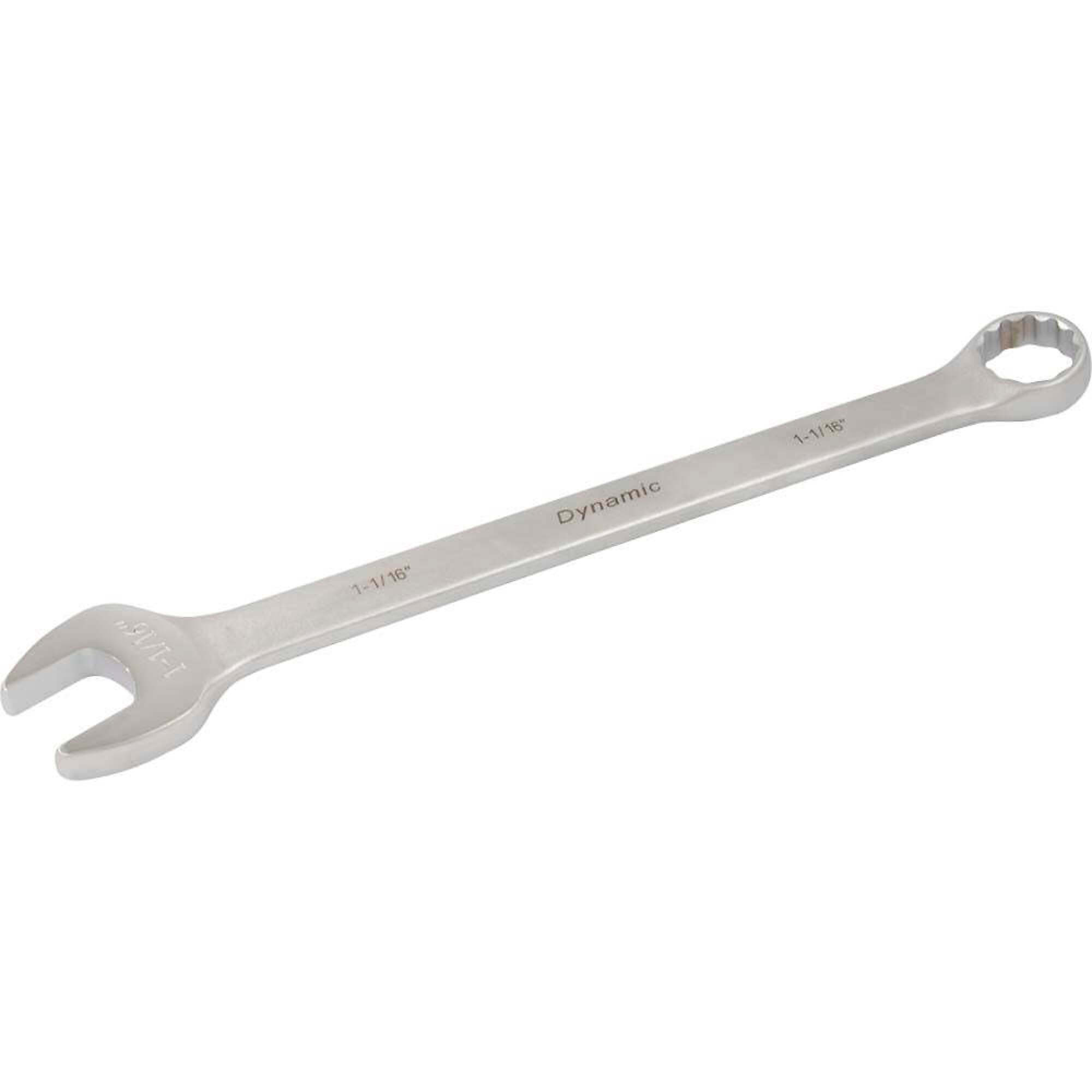 Dynamic Tools 1-1/16" 12 Point Combination Wrench, Contractor Series, Satin Finish